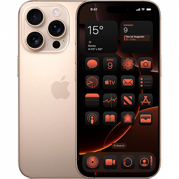 Смартфон Apple iPhone 16 Pro (eSIM) 1 ТБ пустынный титан